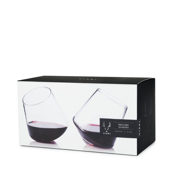 Rolling Crystal Wine Glasses, , alternate image number null