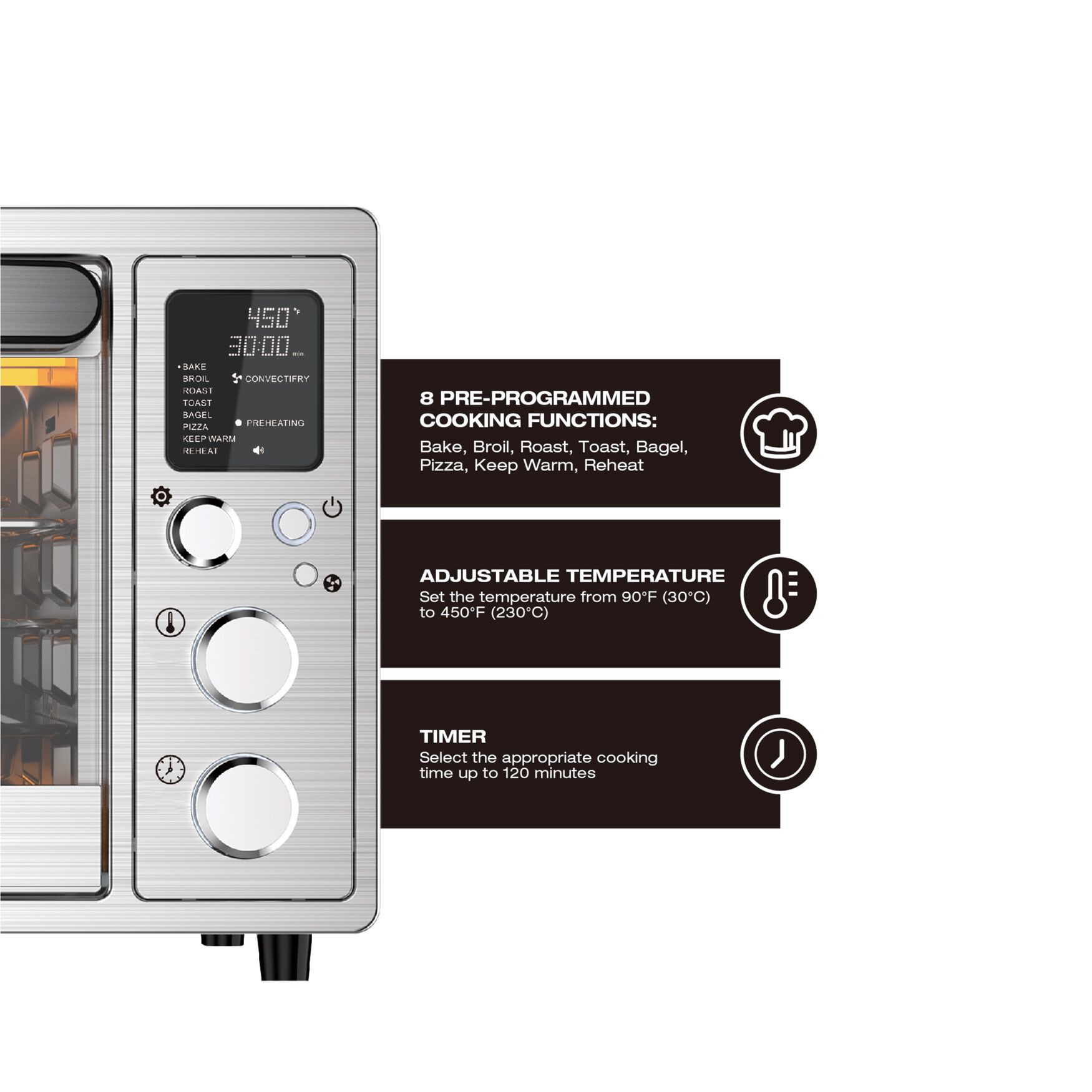 Salton&reg; Air Fryer/Convection Toaster Oven, , alternate image number 6