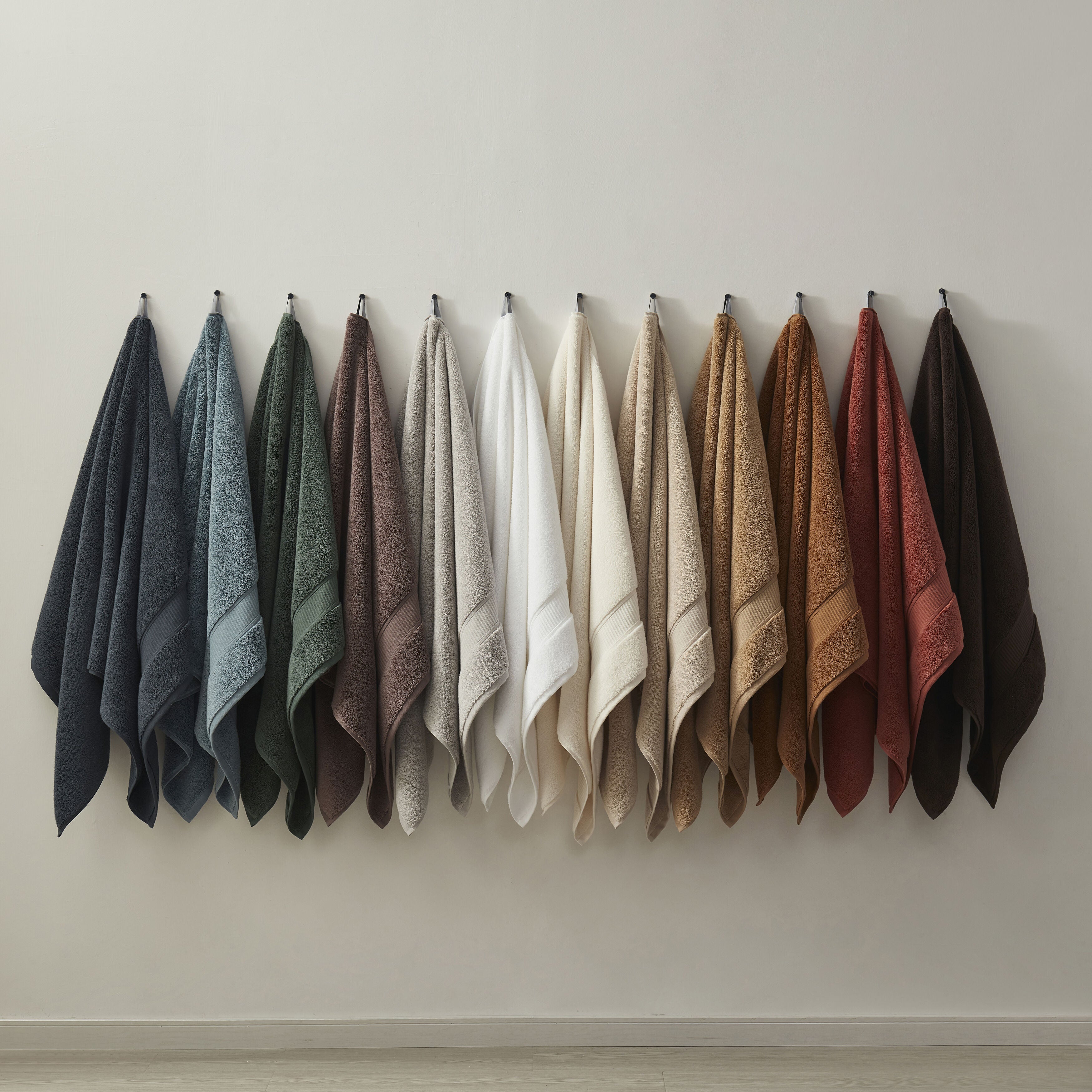 BELMORE 6PC. TOWEL SET, WHITE, alternate image number 3