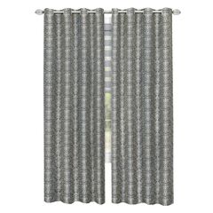 Python Grommet Window Curtain Panel