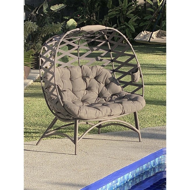 Cozy Pumpkin Chair in Crossweave Sand, , alternate image number null