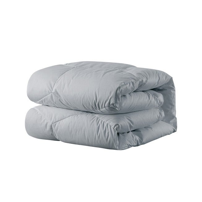 Honeycomb Stitch Down Alternative Comforter, Glacier Grey, , alternate image number 4