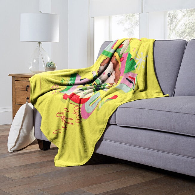 Wb Elf I Love You Silk Touch Throw Blanket, , alternate image number null