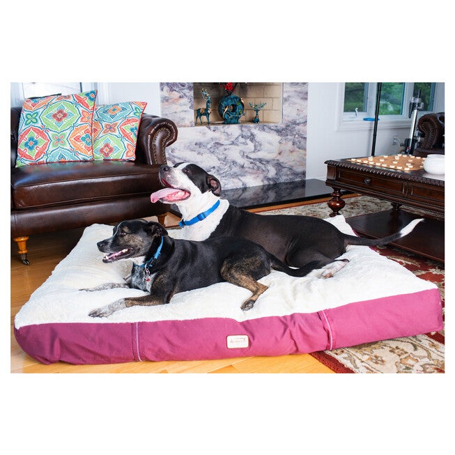 Double Extra Large Pet Dog Bed Mat With Poly Fill Cushion And Removable Cover, , alternate image number null