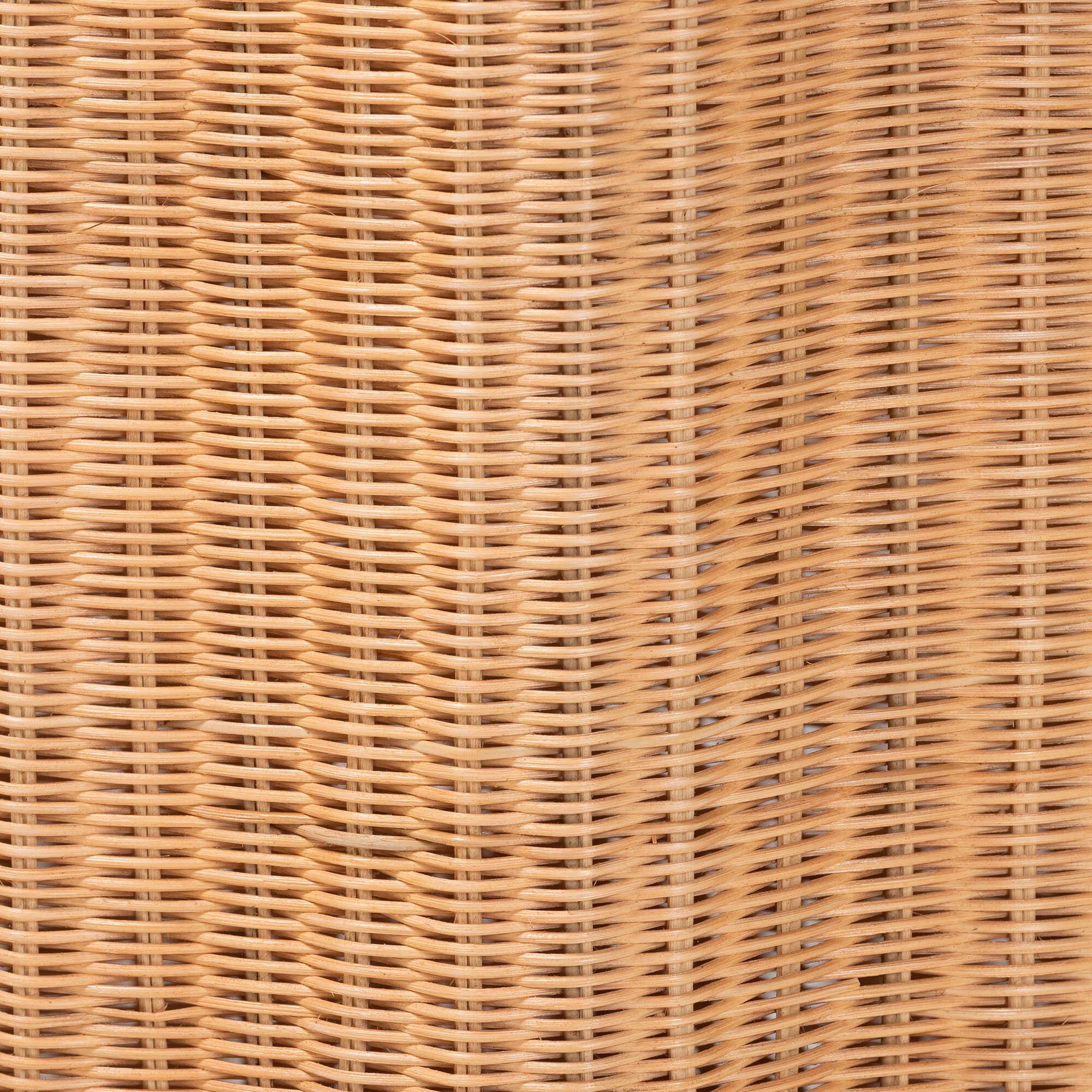 Danilo Natural Rattan Laundry Hamper, HONEY, alternate image number 4