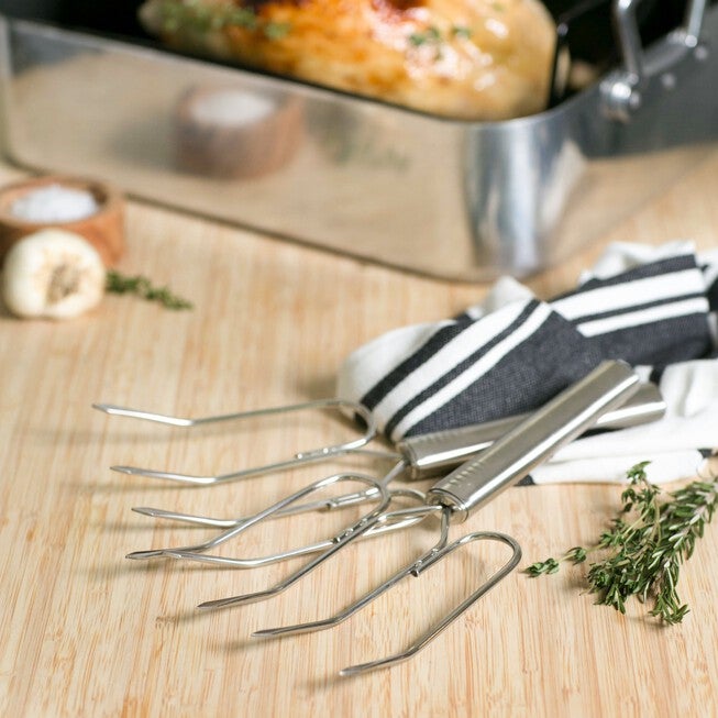 Turkey Lifters, Carving Fork Set, Set of 2, , on-hover image number 1