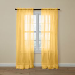 BH Studio Sheer Voile Rod-Pocket Panels -Set of 2