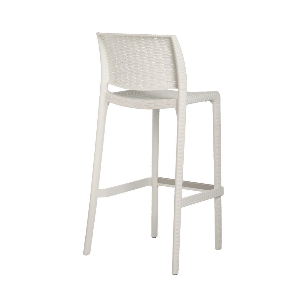 Rue Bar Stool, WHITE, alternate image number 3