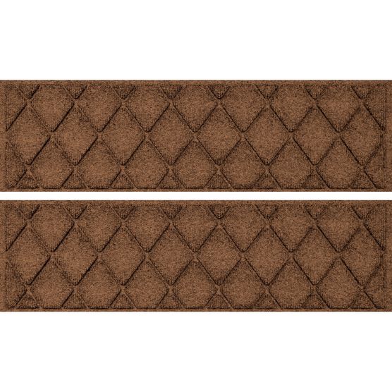 Aqua Shield® Argyle Stair Tread 8.5"x30" (set of 4), BROWN, hi-res image number null