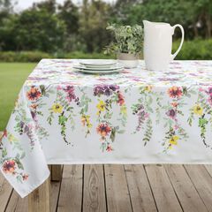 60" x 104" Floral Cascade Table Linen