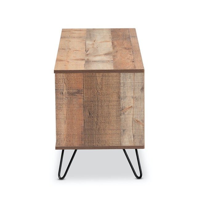 Iver Rustic 1-Door Wood Tv Stand Furniture, , alternate image number 3