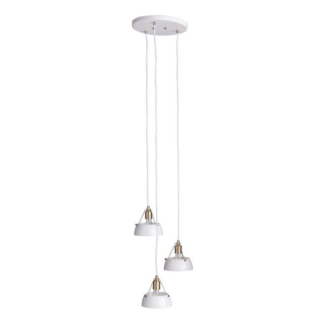 Renmarco Contemporary 3-Light Cluster Penant, , alternate image number null