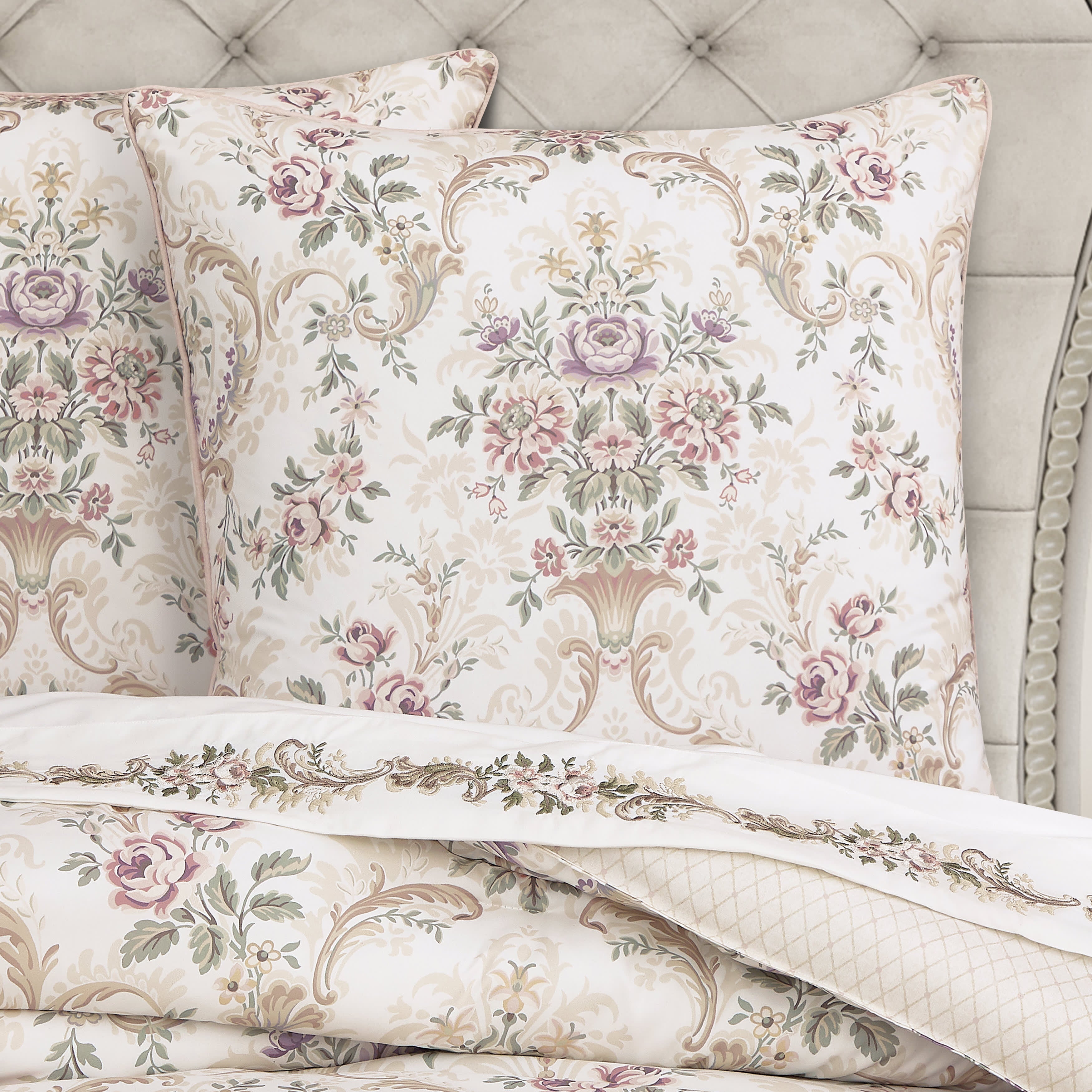 Avant Garden Euro Sham, BLUSH, alternate image number 1