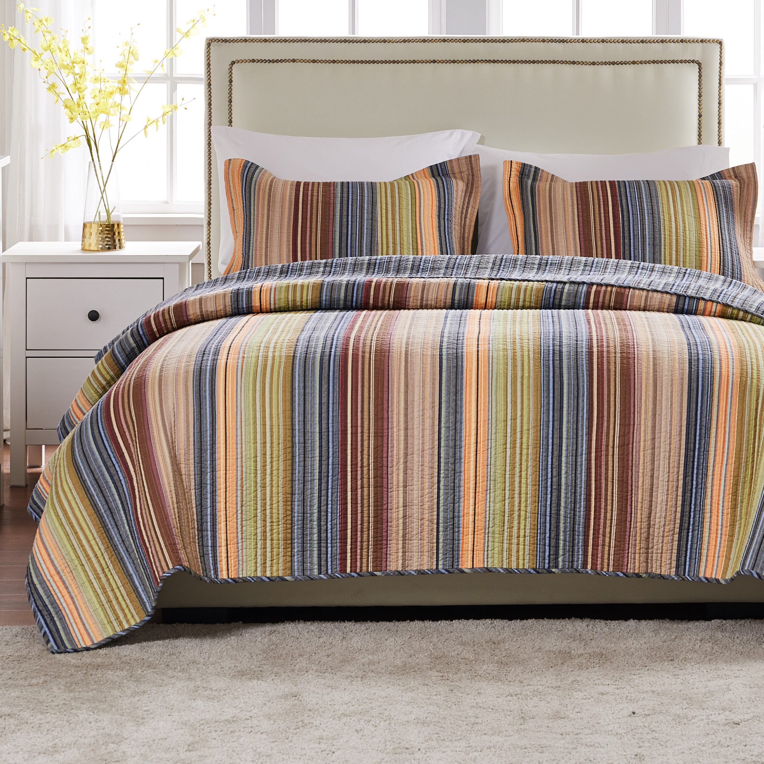 Katy Southwestern Lodge 100% Cotton Quilt Set, MULTI, alternate image number 1