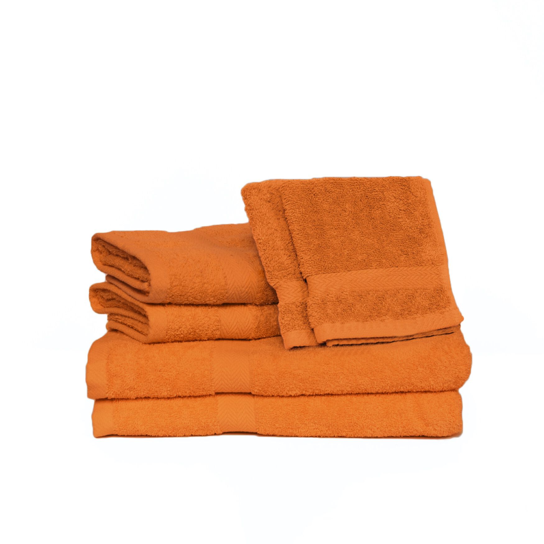 Deluxe 6-Pc. Towel Set, ORANGE, hi-res image number 0