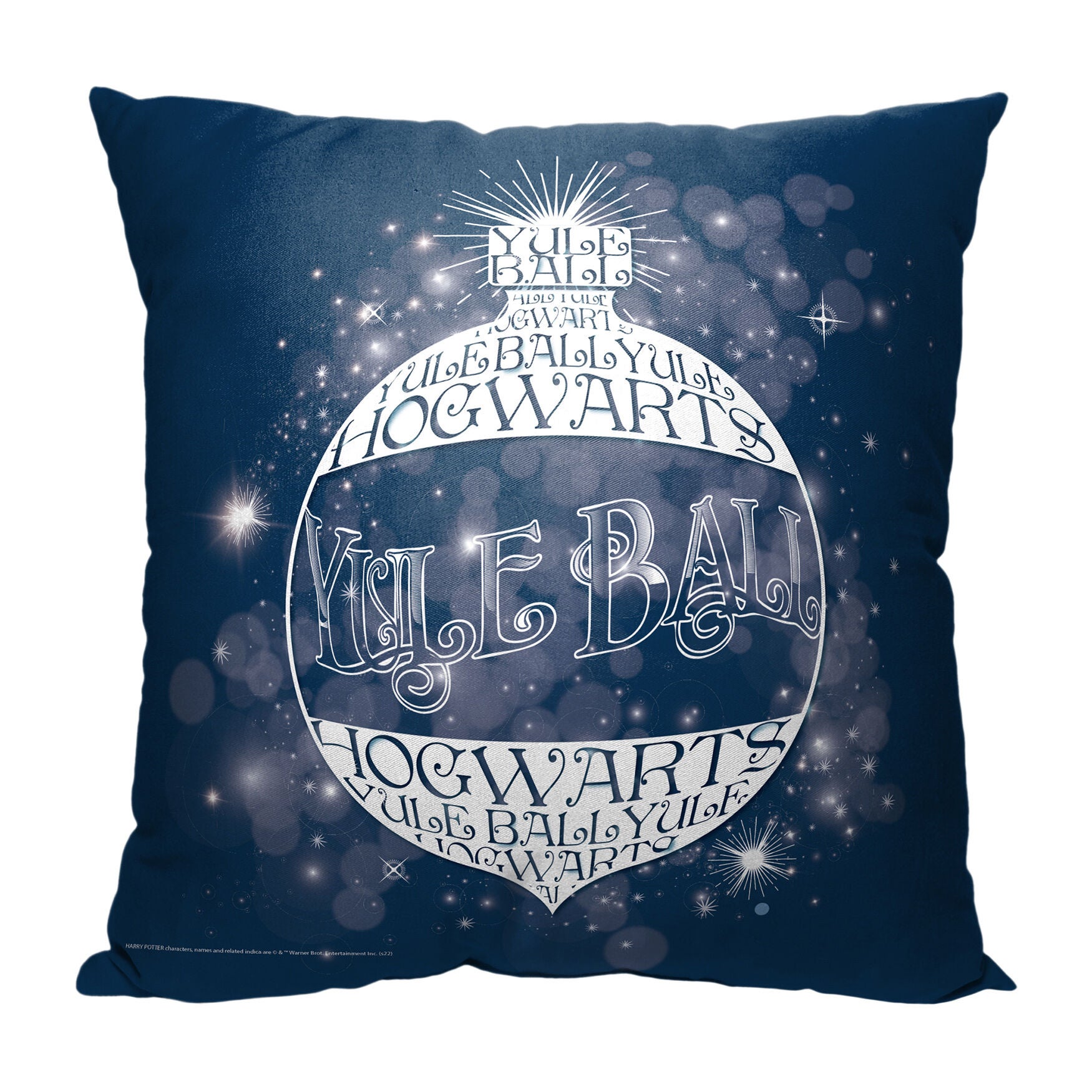 Wb Harry Potter Yule Ball Ornament Printed Throw Pillow, O, hi-res image number 0