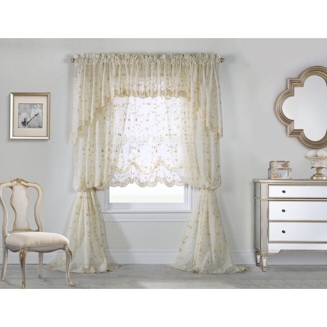 Grandeur Sheer Pole Top Balloon Curtain, , alternate image number 5