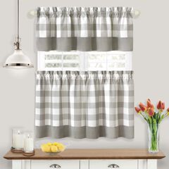 Hunter Window Curtain Tier Pair And Valance Set