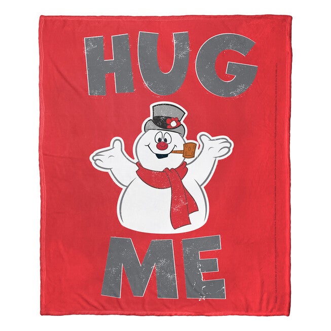 Frosty The Snowman Hug Me Silk Touch Throw Blanket, , on-hover image number 1