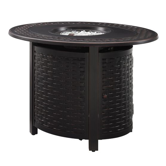 Davis Aluminum Oval LPG/NG Fire Pit, , alternate image number null