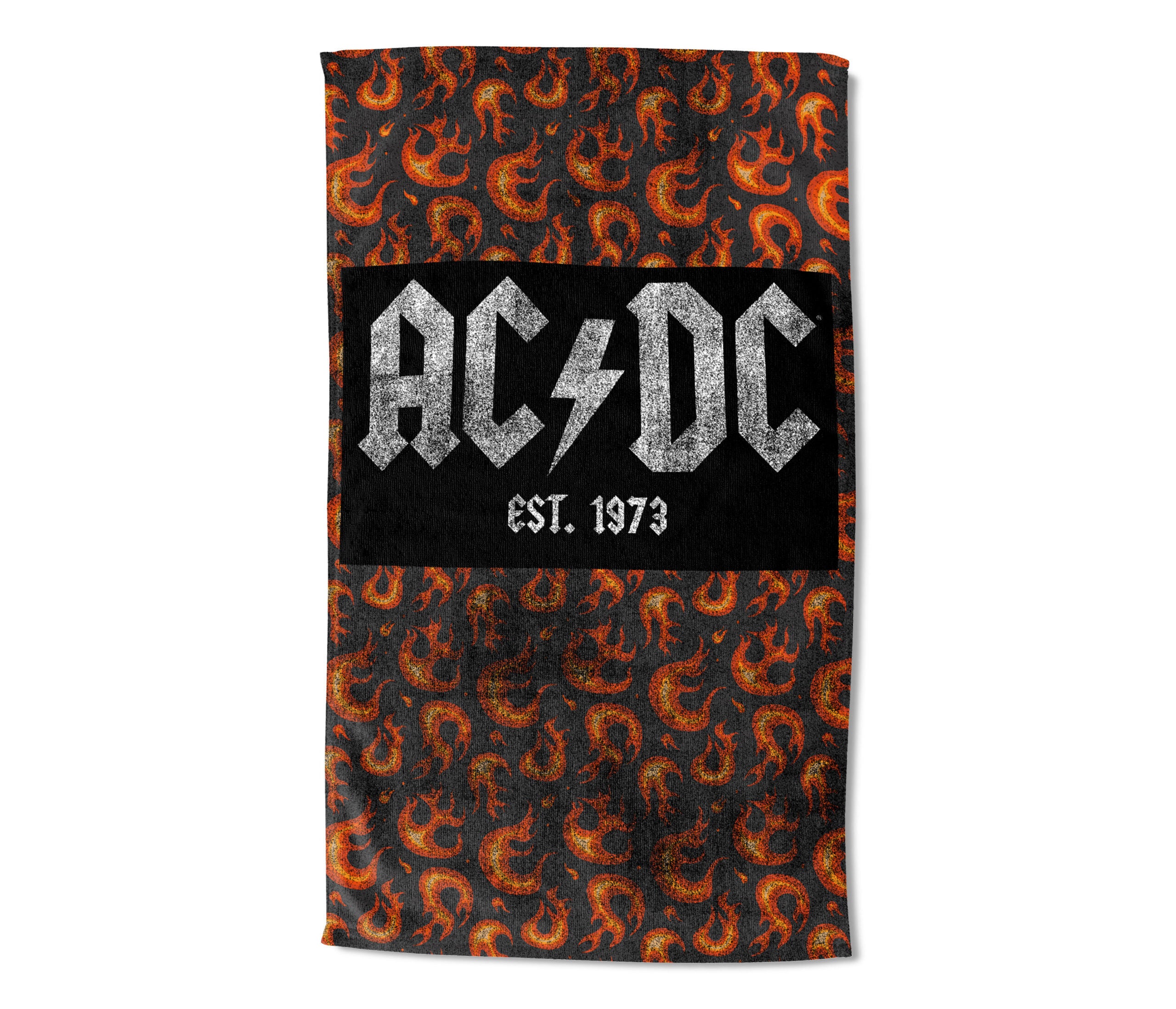 AC/DC Est. 1973 Beach Towel 40x72 inches, EST., hi-res image number 0
