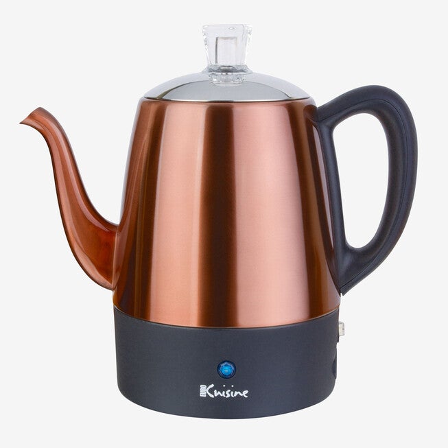 Euro Cuisine 4-Cup Percolator, COPPER, hi-res image number 0