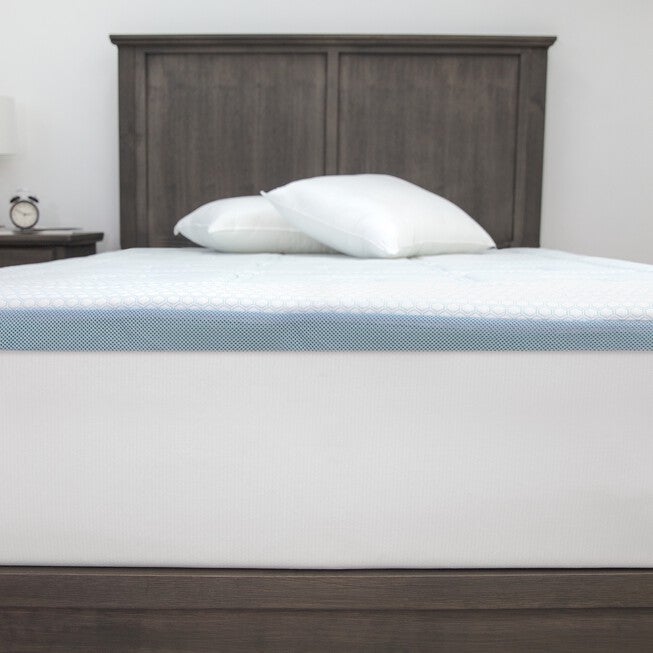 SensorPEDIC SensorCOOL 3-Inch Gel-Infused Memory Foam Mattress Topper, , alternate image number 6