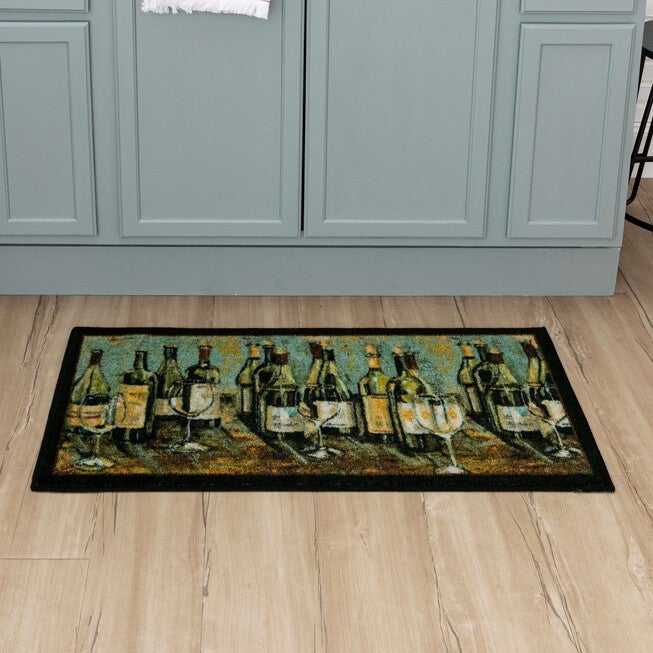 Wine Pairs Multi Kitchen Rug, , alternate image number null