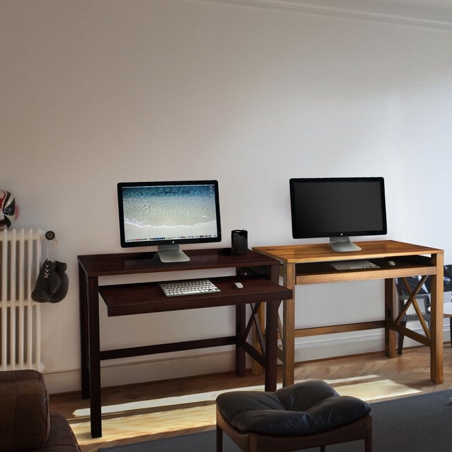 Montego Folding Desk with Pull-Out-Espresso, , alternate image number null