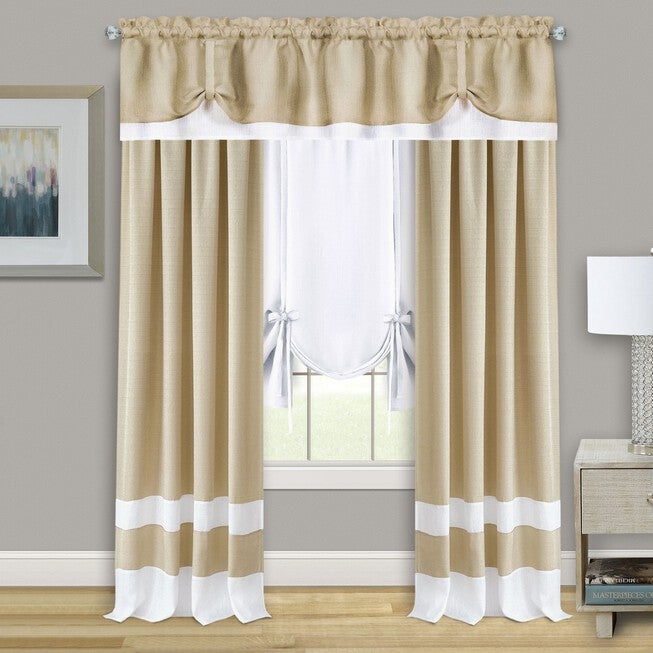 Callie Double Layer Pick Up Valance - 58x14, , alternate image number 9