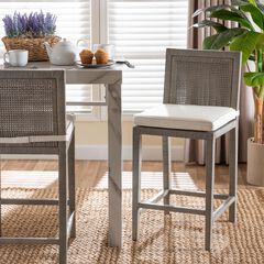 Sofia Natural Rattan Counter Stool