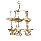 Brass Metal Eclectic Windchime, BRASS, hi-res image number null