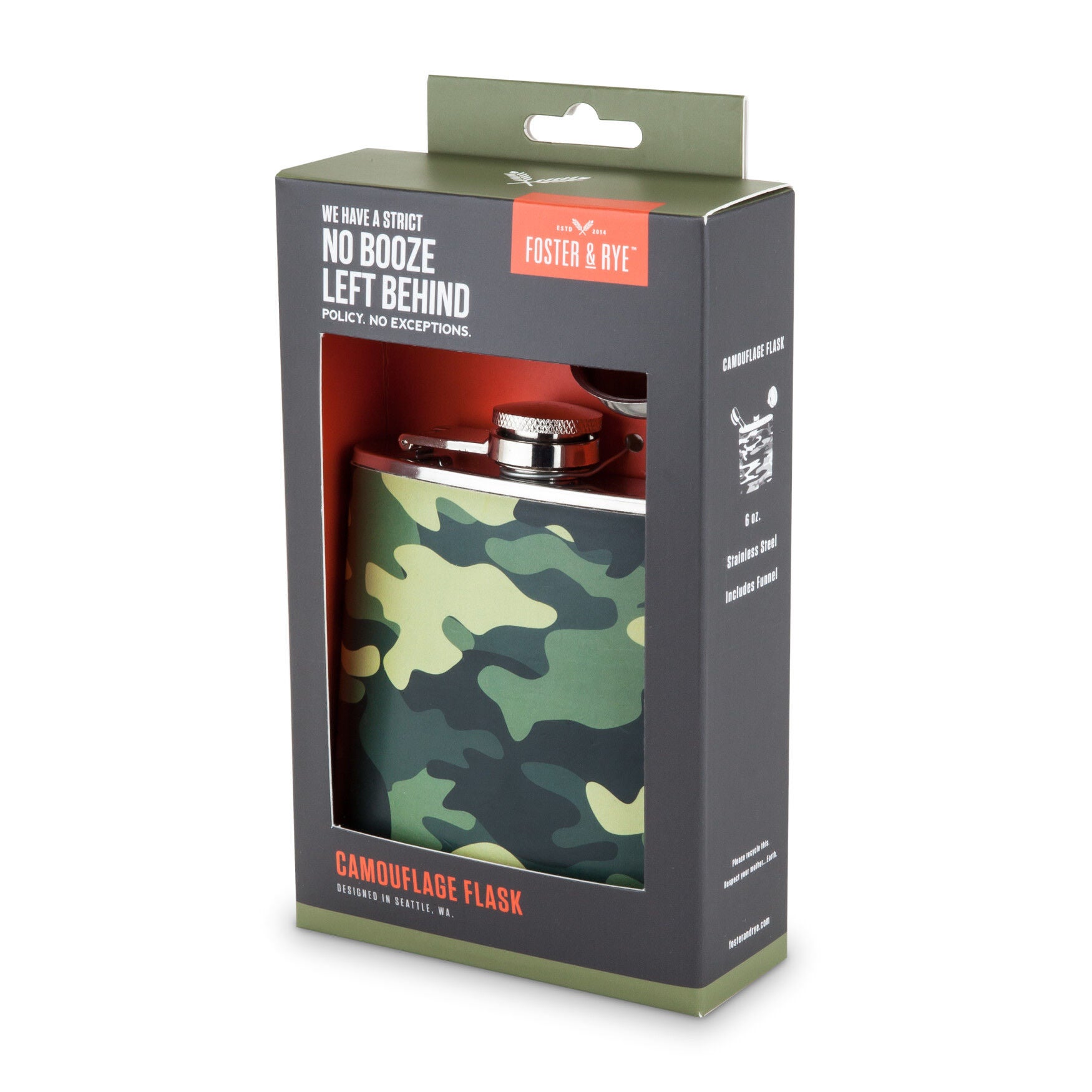 Camouflage Beverage Flask, , alternate image number 3