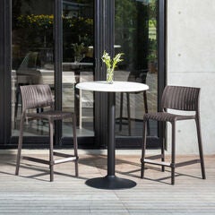 Set of 2 Rue Outdoor Stackable Counter Stool