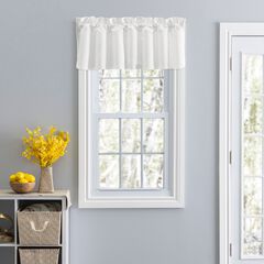 Stacey Curtain Color Lined Swag Set Filler Valance