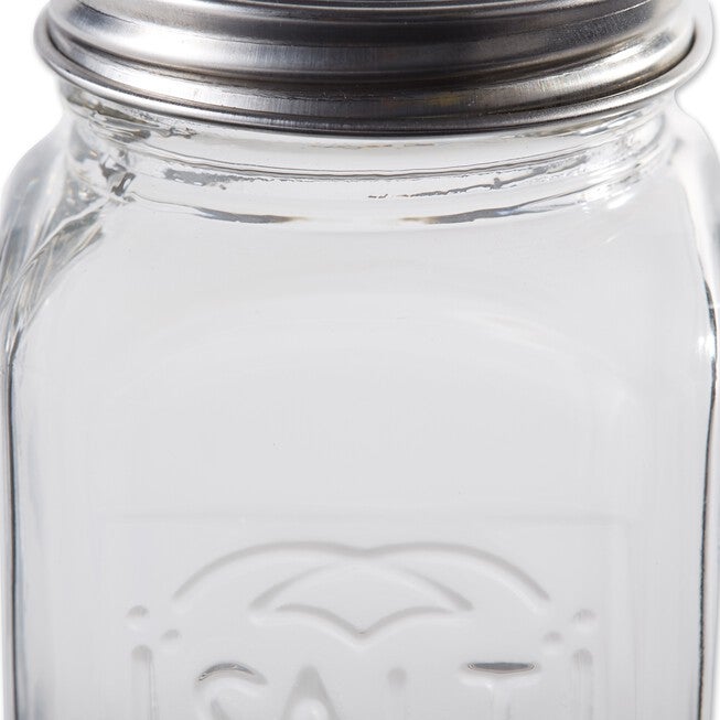 Retro Glass Salt & Pepper Set - Clear, , alternate image number 3