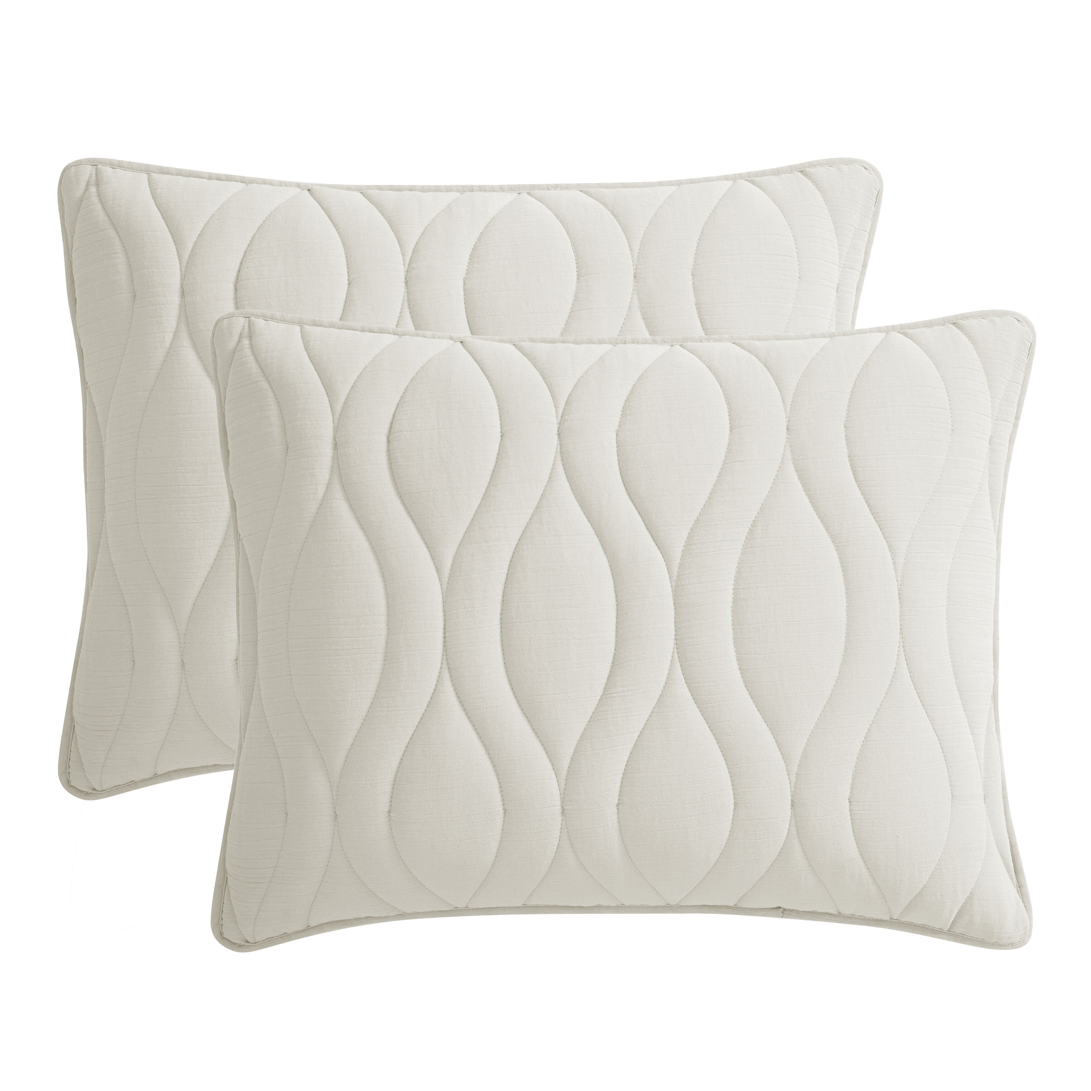 COVE QUILT SET, GREY, alternate image number 4