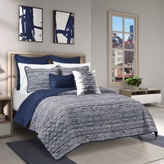 Dalton Black 3 Piece Quilt Set