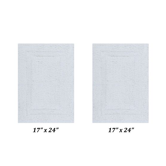 Lux Collections Rug 2 Piece Set (17" X 24" | 17" X 24"), WHITE, hi-res image number null