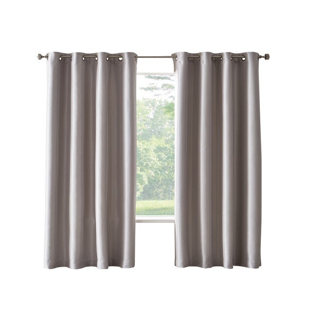 Thermalogic Antique Satin Indoor Single Grommet Curtain Panel, , alternate image number null