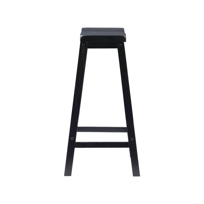 Antique Black with Sand Through Terra Cotta Bar Stool, 29 inches Seat Height, , alternate image number 2