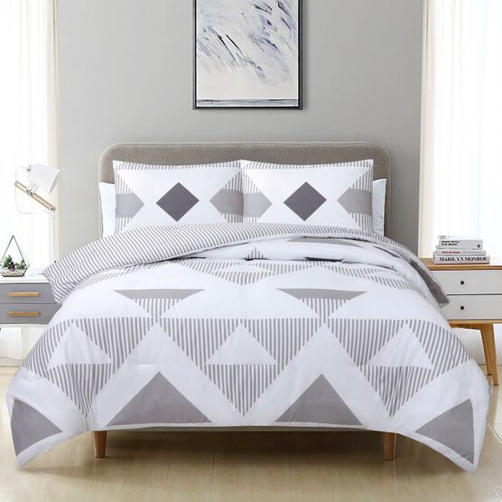 Mason Comforter Set, GRAY, hi-res image number null