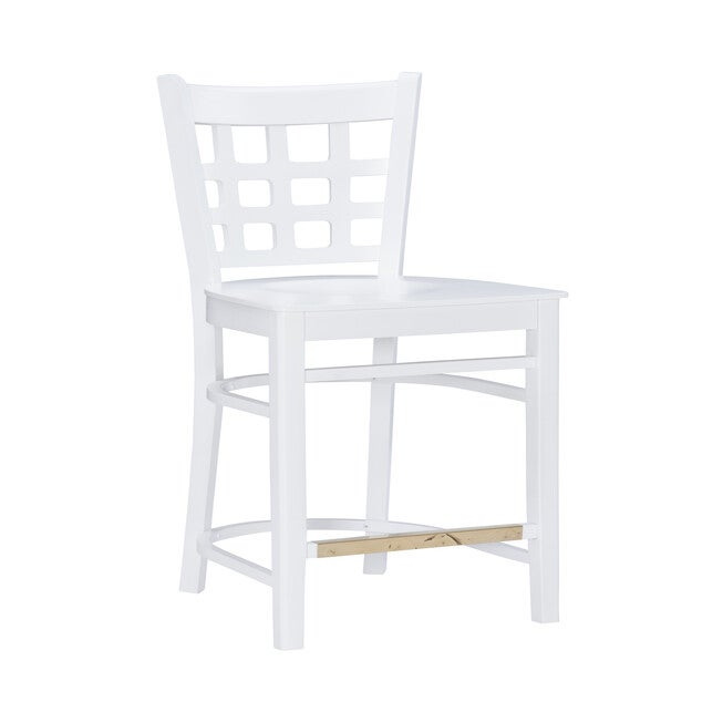 Lola Counter Stool White Set of 2, WHITE, hi-res image number 0
