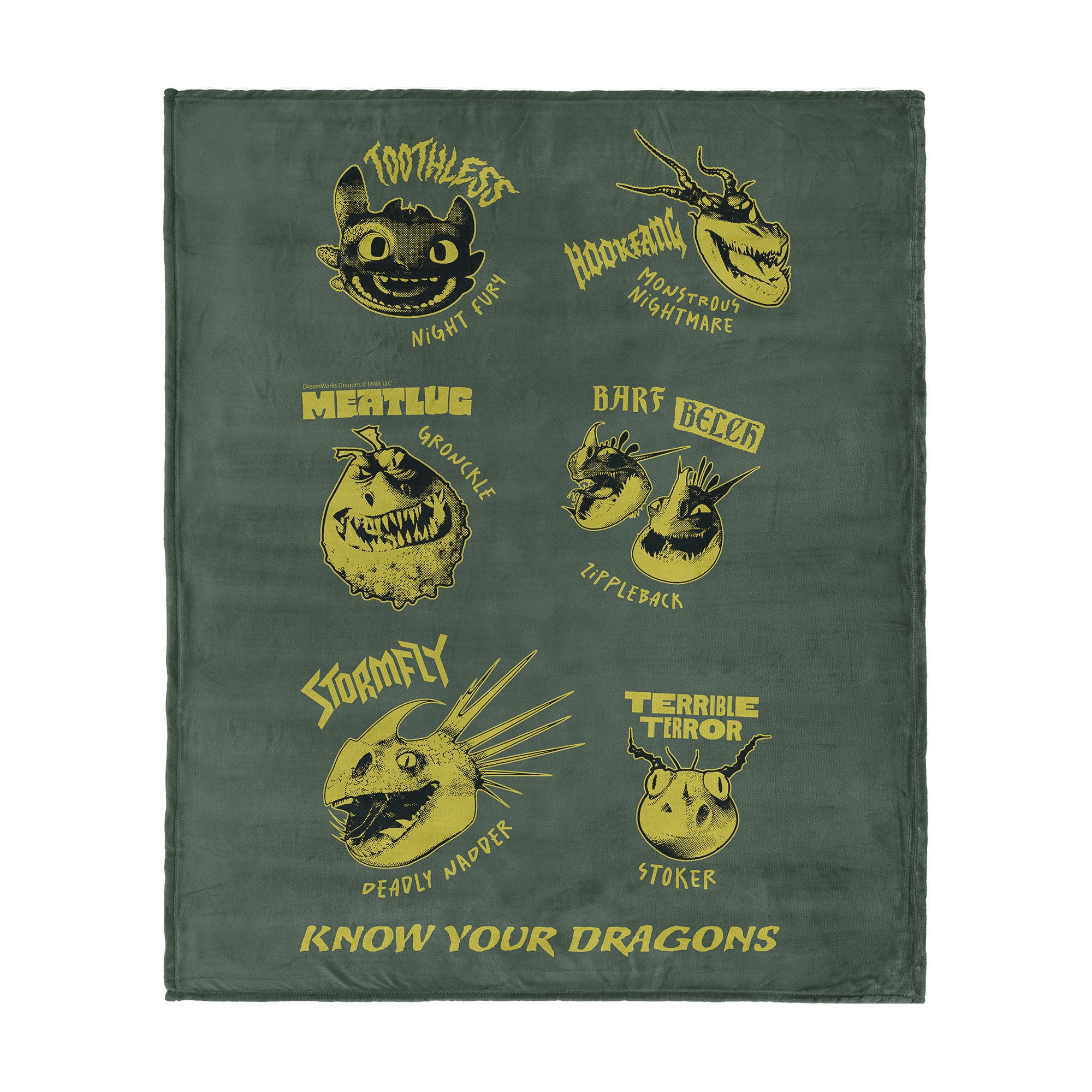 Jaws Silk Touch Throw Blanket 40x50 inches, KNOW YOUR DRAGONS, hi-res image number 0