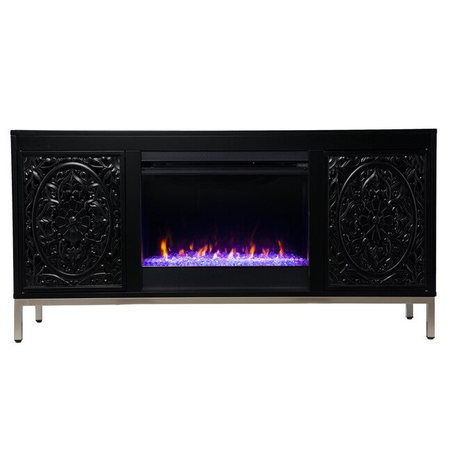 Winsterly Color Change Fireplace Console W Storage, , on-hover image number 1