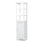 Beltran Wood Bathroom Storage Cabinet Furniture, WHITE, hi-res image number null
