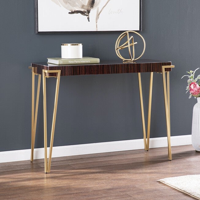 Brodkirk Console Table, BROWN, hi-res image number null