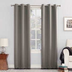 Grey Blackout Curtain Panels