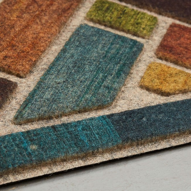 Woodblock Garden Door Mat, , alternate image number null