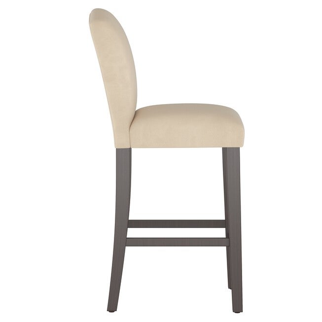 Velvet Camelback Barstool, , alternate image number 3
